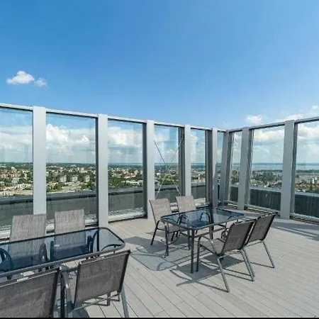 Hanza Tower Gold-24 Exclusive Jacussi & Sauna & Pool Щецин